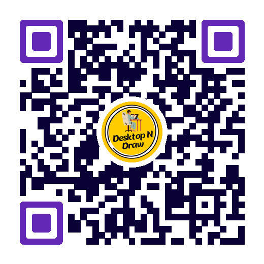 QR code to open the Desktop N Draw app